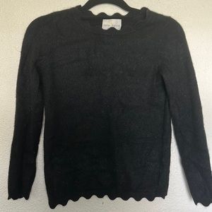 Black cashmere sweater